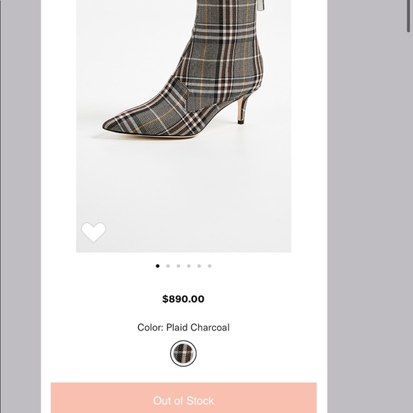 🖤 MONSE PLAID BOOTS WITH ZIPPER LOCK 38.5 🖤 - Picture 4 of 8